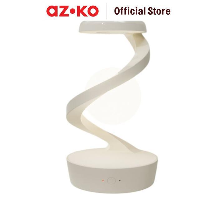 Azko Eglare Lampu Meja Levitating Ball - Putih