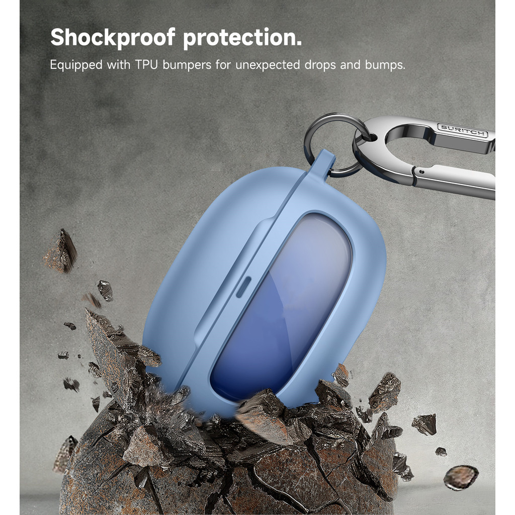 Case for Raycon Everyday Earbuds (2024 Edition) Shockproof Magnetic Case Protective Cover with