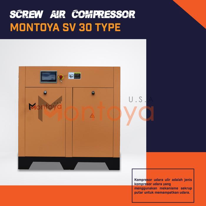 ` Screw Kompresor 30 hp 22 kw SV 30 Montoya U.S.A Kompresor Screw 30 hp