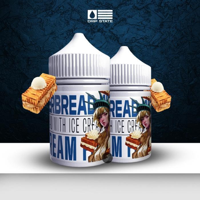 BV DRIPSTATE BUTTER BREAD WITH ICE CREAM FILLING 60ML FREEBASE