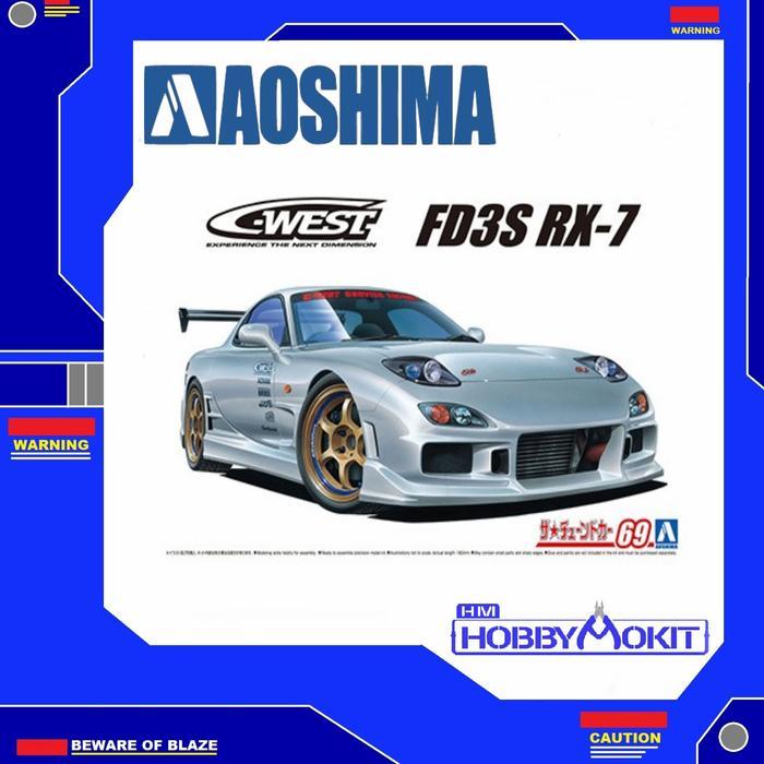 AOSHIMA 1/24 C-WEST FD3S RX-7 '99 (MAZDA)