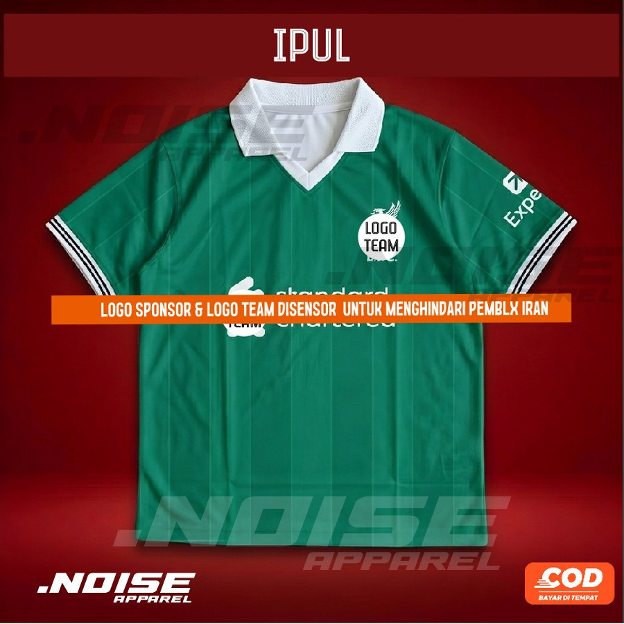 NOISE APPAREL  Jersey retro berkerah satuan full printing jersey classic  Custom baju olahraga mirip