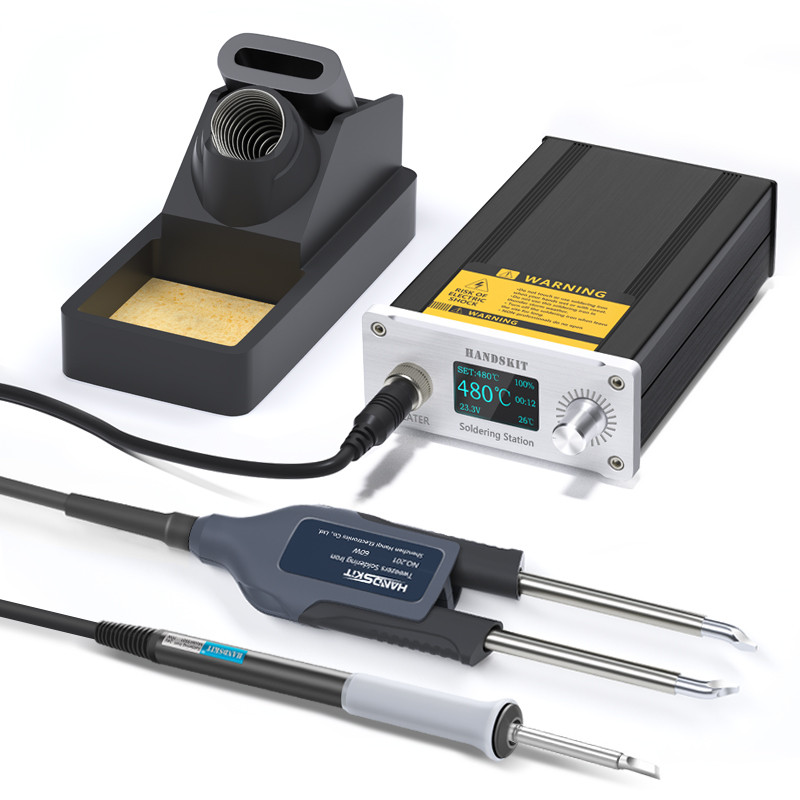. Handskit Portable Tweezers T12 Soldering Station For Smd Electronic -