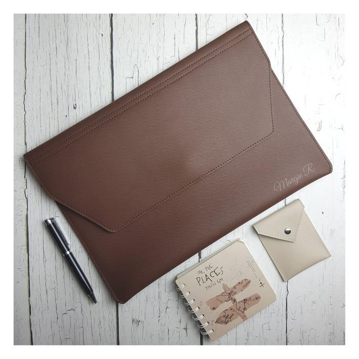 MAP A4 FOLIO BAHAN KULIT SINTETIS - DOCUMENT KEEPER - MAP FOLDER ORGANIZER