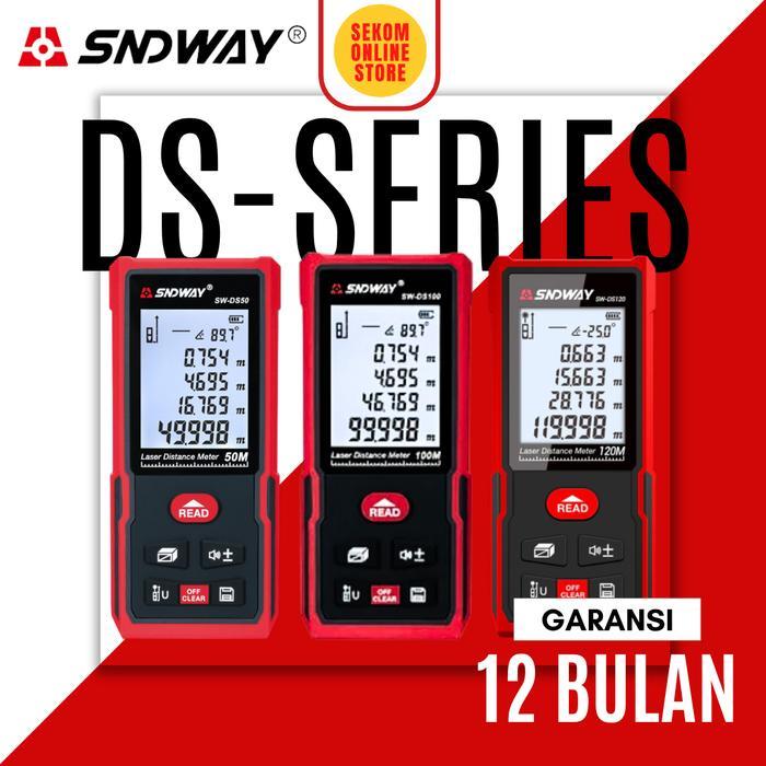 SNDWAY METERAN LASER DIGITAL DISTANCE LASER METER DIGITAL 50 METER SW-DS50