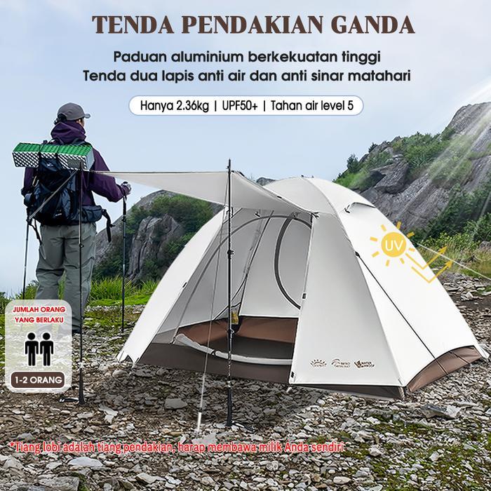 [Berkemah ringan] tenda dome camping Tenda Camping Gunung tenda hiking 2 orang