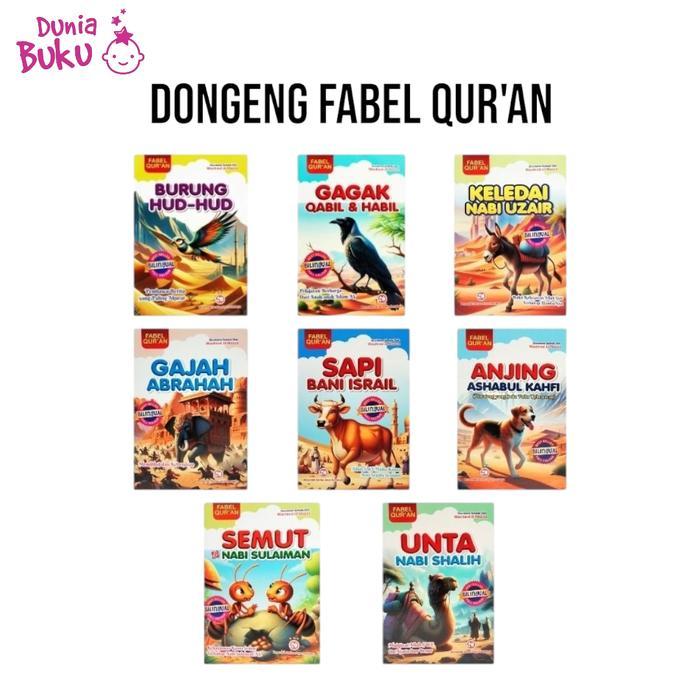 Dongeng Anak Fabel Qur'an Full Colour - Dongeng Fabel Qur'an Bilingual Best SELLER