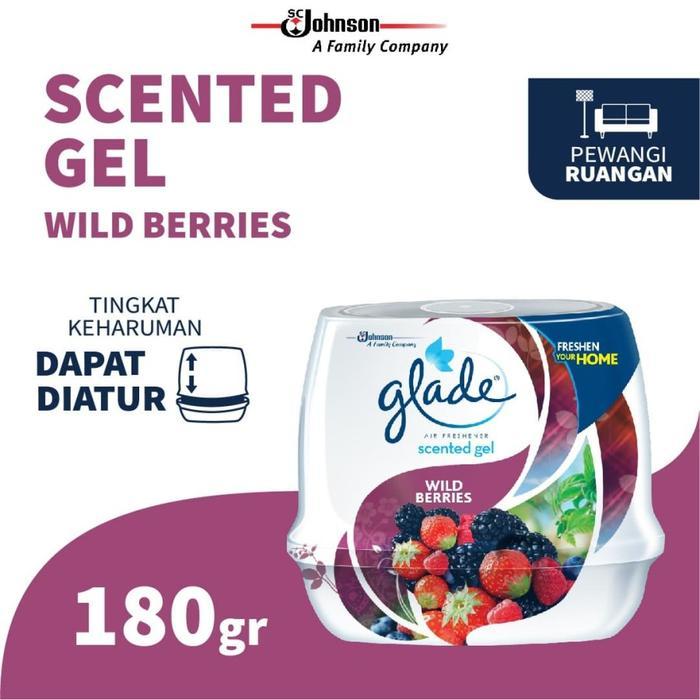 GLADE SCENTED GEL PENGHARUM RUANGAN - PEWANGI KAMAR MANDI