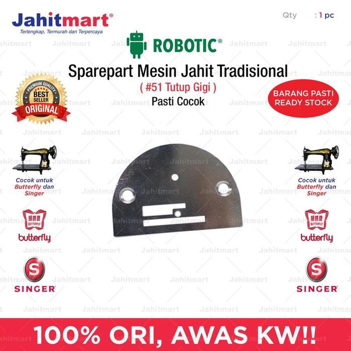 Ready Sparepart Mesin Jahit Needle Plate Mesin Jahit Klasik Singer 15Cl