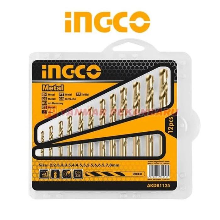 Mata Bor Besi Set 12 Pcs INGCO AKDB1125