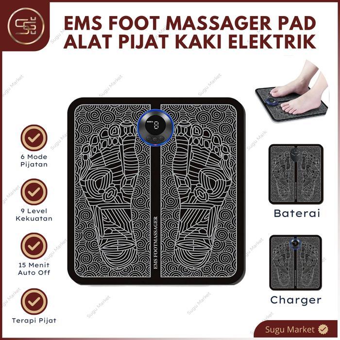 Speeds Living - Ems Foot Massager Pad Alat Pijat Kaki Akupuntur Kaki Elektrik Recharge