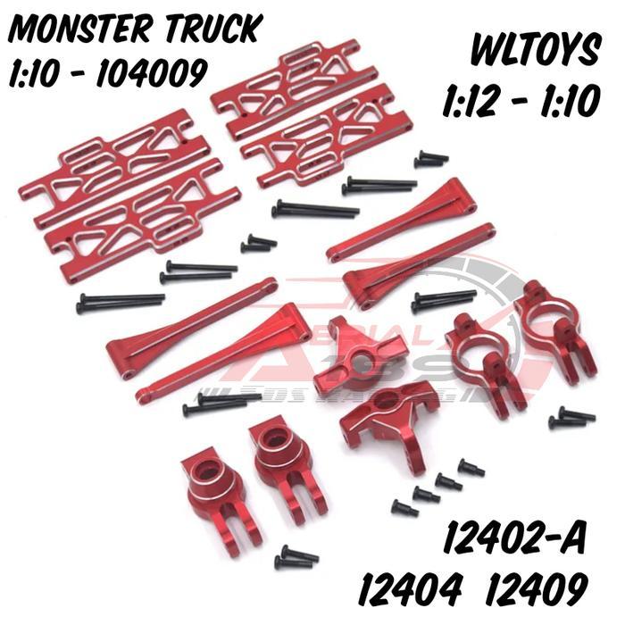 upgrade metal part wltoys 1/110 104009 12402-A 12404 12409 arm knuckle