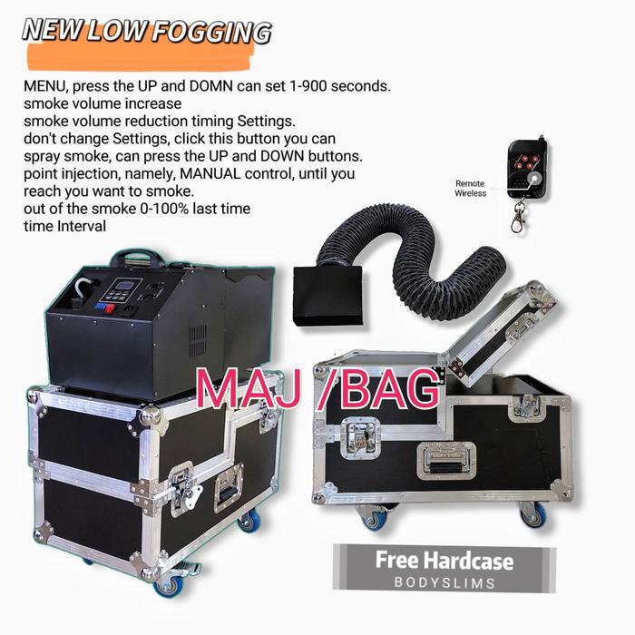 Mesin Asap low Fogging seperti mesin Dry ice
