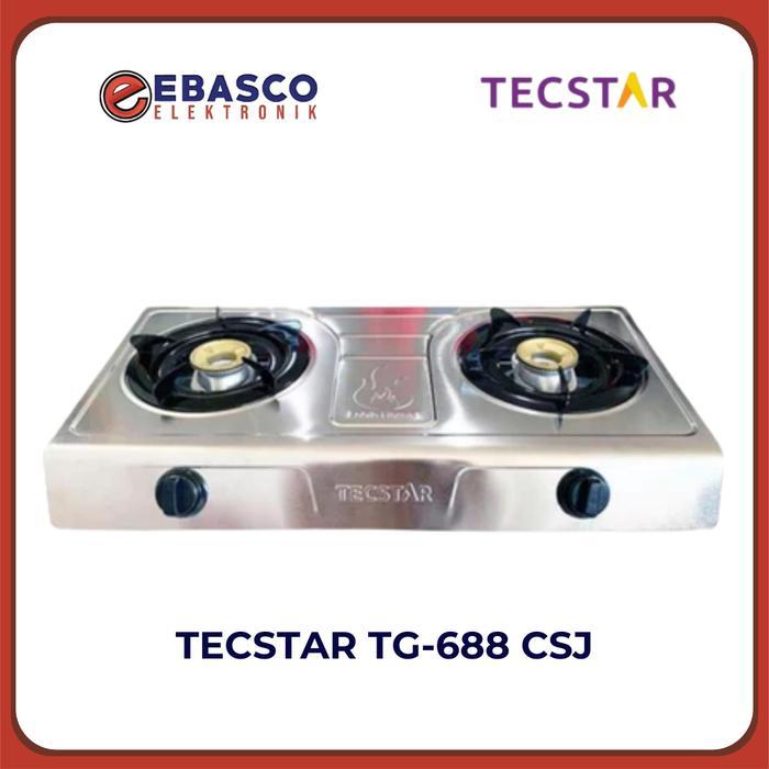 NEW PRODUK KOMPOR GAS TECSTAR STAINLESS TG-688 CSJ / TG 688CSJ 2 TUNGGU THANKYOU & HAPPY SHOPPING :)