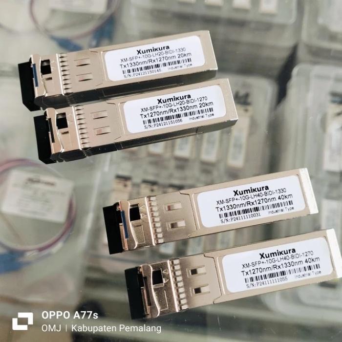 Xumikura Sfp Bidi 10G Sc-Lc 20Km 40Km 60Km Sepasang/Sfp Uplink