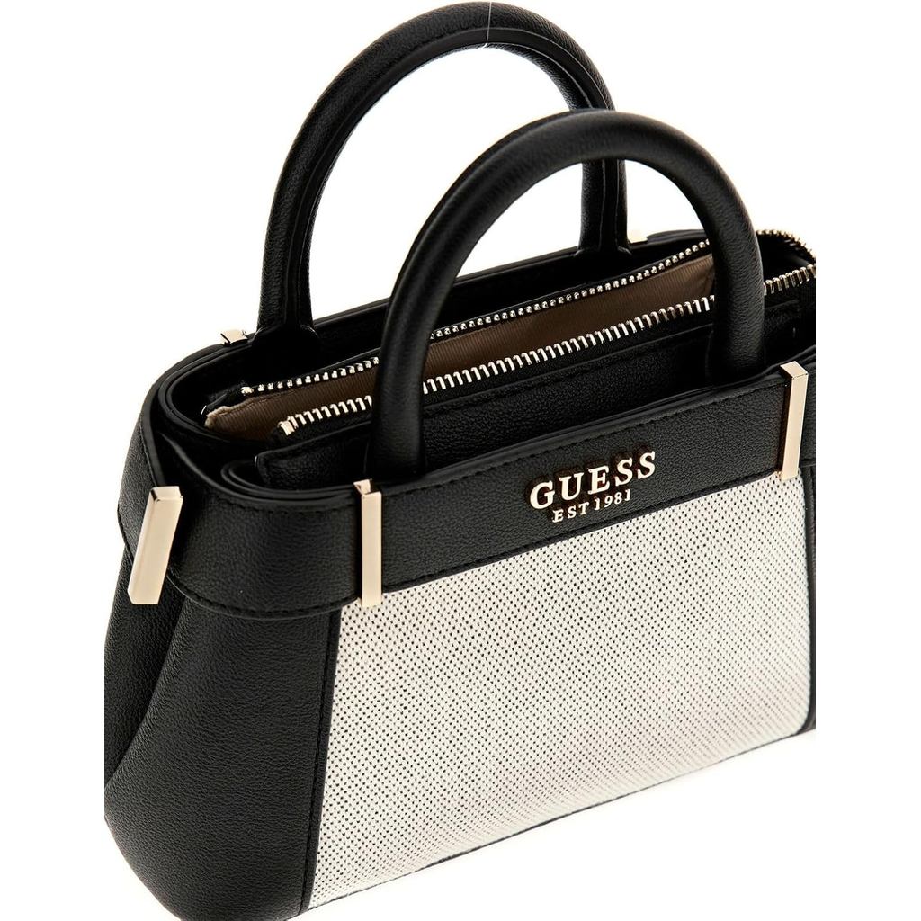 GUESS - Anadela mini satchel Black White