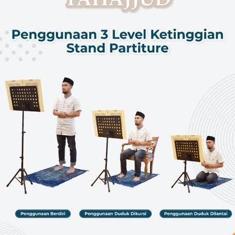 Stand Book Tripod Standing Penyangga Al Quran - Stand Buku Rehal Rekal #Gratisongkir