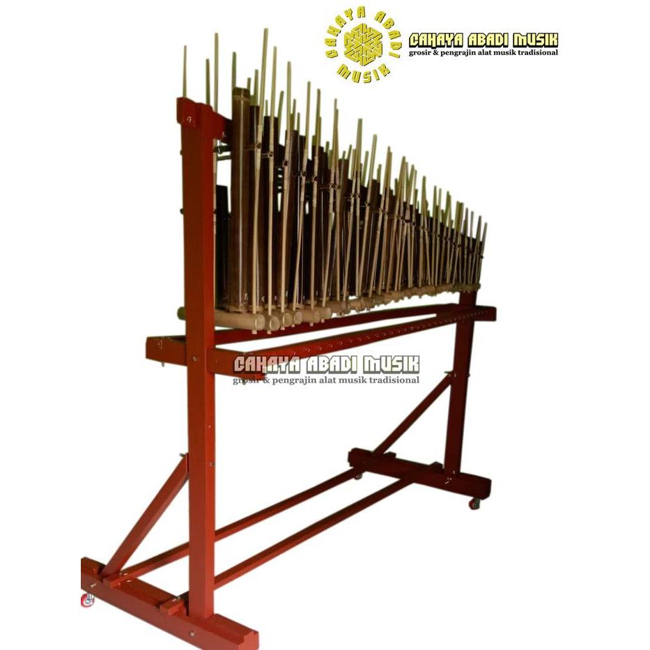 angklung pengamen toel 31 nada bambu hitam