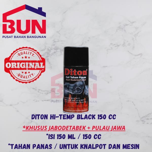 "New" Cat Pilox DITON Knalpot Anti Panas HiTemp Black 150cc murah kecil