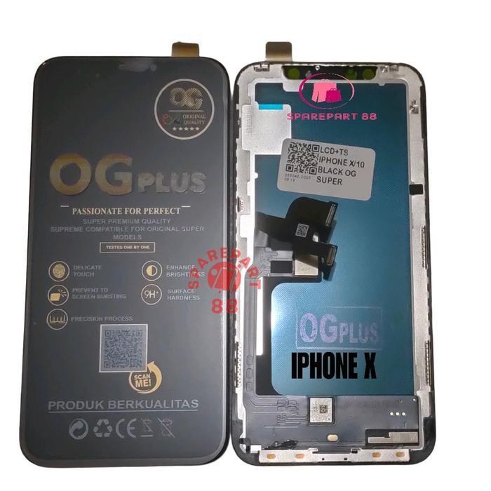 LCD IPHONE X / LCD TOUCHSCREEN IPHONE X ORIGINAL OG PLUS *