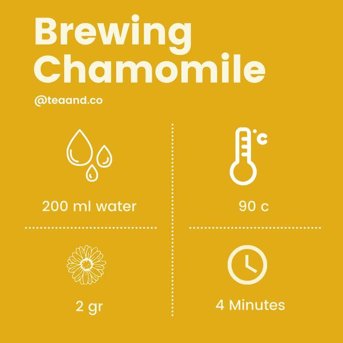 Teh Chamomile / Teh Bunga Chamomile Kering / Dried Chamomile Tea Tbk