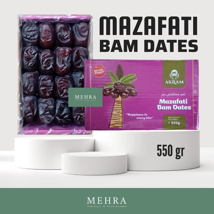 KURMA BAM MAZAFATI / BAM AKRAM / MAZAFATI BAM AKRAM / BAM PREMIUM / MAZZAFATI DATES / KURMA ANGGUR /