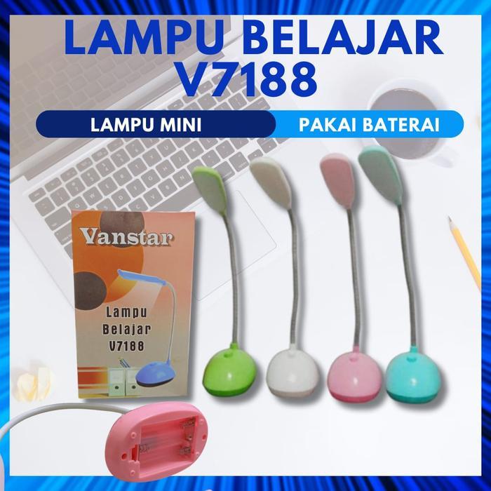 "New" LAMPU BELAJAR V-7188 / LAMPU BELAJAR MINI DESK / LAMPU BELAJAR / LAMPU BELAJAR ANAK / LAMPU