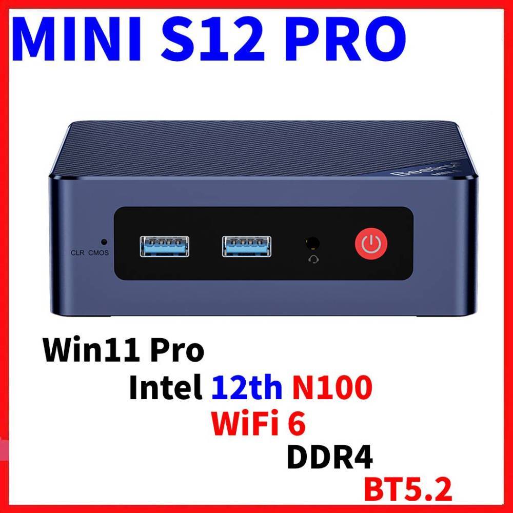 . Beelink Eq12 Pro Gk Mini S12 12Th Gen Intel Core I3 N305 N95 N100 -