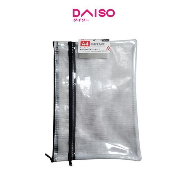` Daiso Binder Case -Double Zipper - A4-