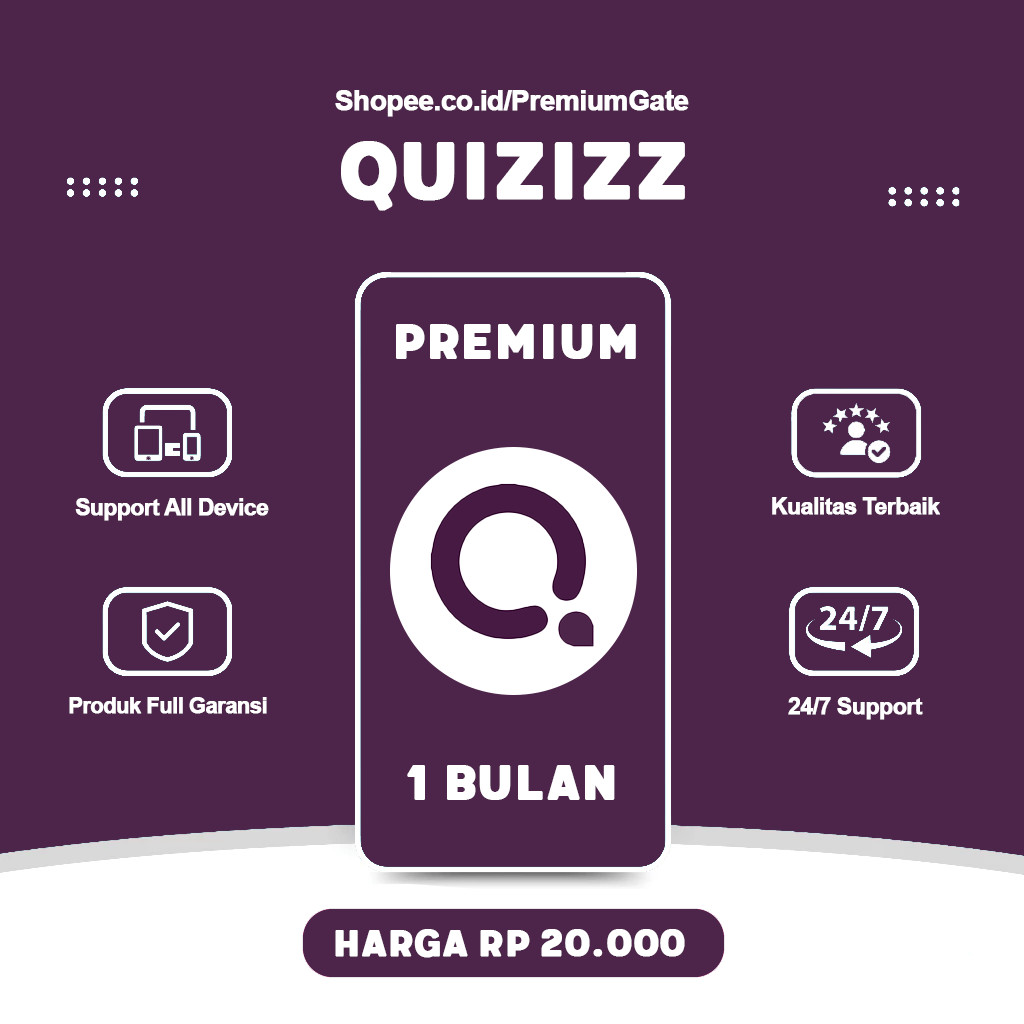 Quizizz Premium 1 Bulan