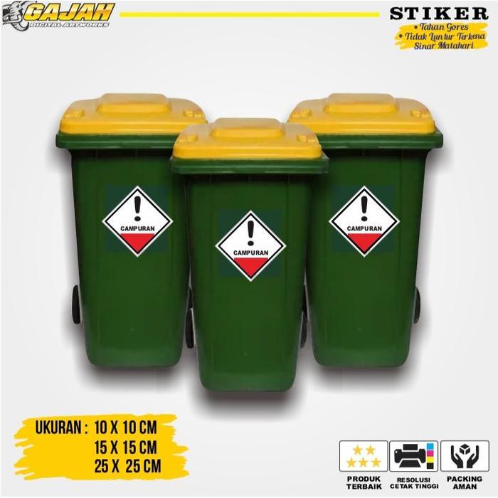 STIKER LABEL SIMBOL LIMBAH B3