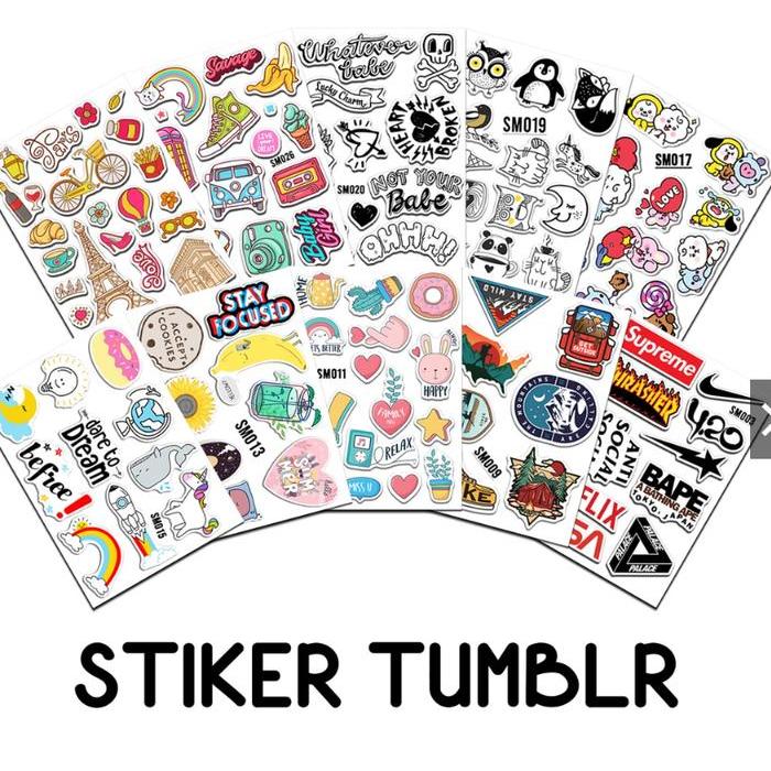 MINI STIKER TUMBLR STIKER AESTHETIC STIKER HP STIKER BINDER