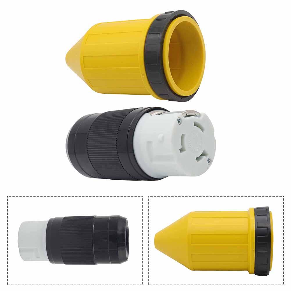 50 Amp, 125 Volt Power Outlet - Female Twist-Lock Connector, Weatherproof Kit Replacement Power