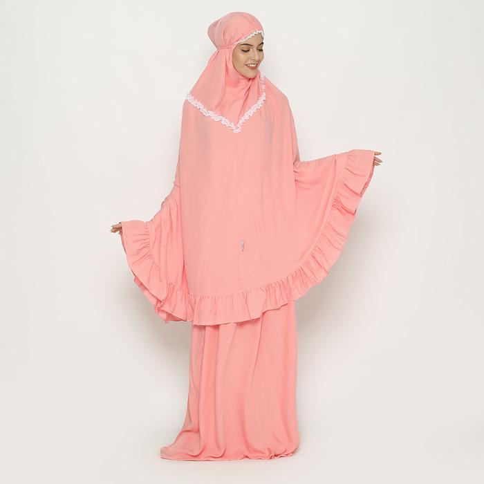 Tatuis Mukena Tiara 461 Peach Dewasa Reguler