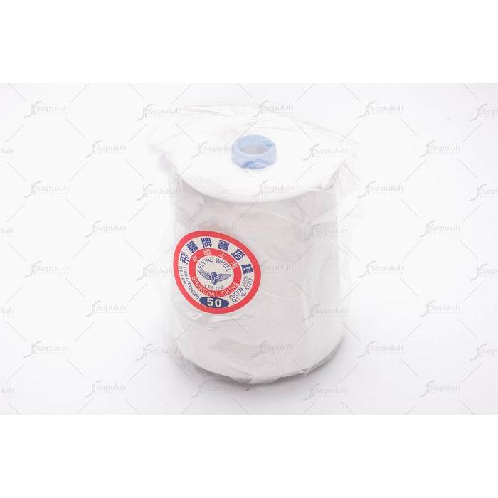 Cotton Sewing Thread _ Benang Jahit Katun No. 50 _ merk Flying Wheel