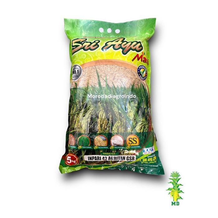 Benih padi unggul INPARI-42 AGRITAN GSR SRI AYU isi 5 kg. by PT. Sri