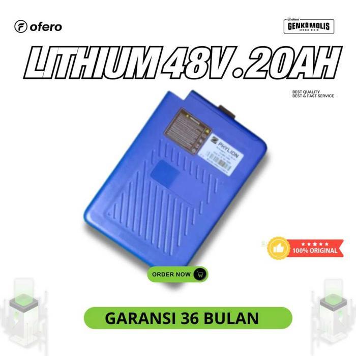 BATTERY LITHIUM SEPEDA LISTRIK 48V 20AH - BATTERY LITHIUM 48V20AH