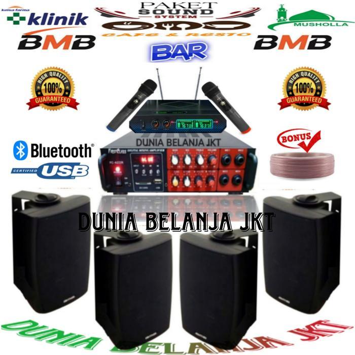 Paket Sound System Karaoke BMB Outdoor Indoor Cafe Resto Original