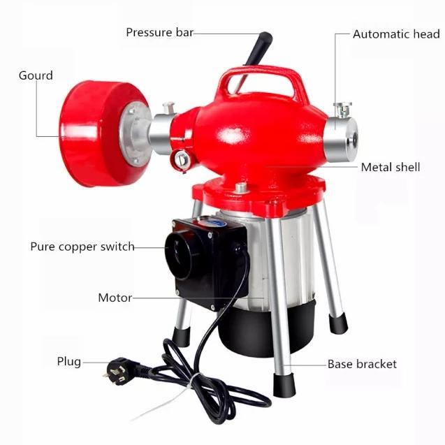 Gq-75 Electric Drain Cleaner (Mesin Pembersih Pipa Mampet)