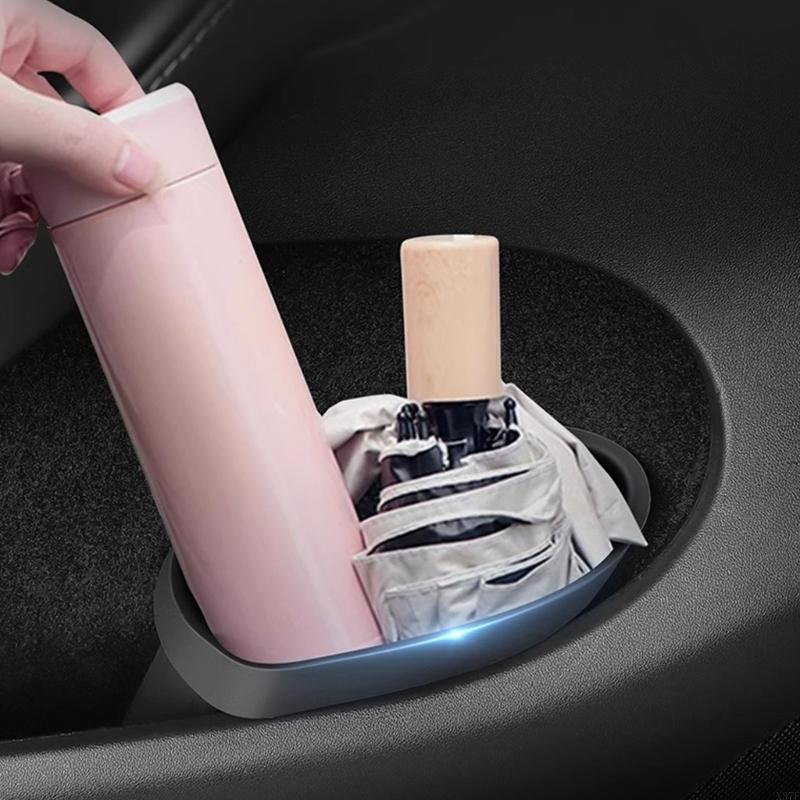 Car Trash Can Door Side Storage Bucket for Y 2025 ABS Nonslip Easy Installation Storage Box X37F