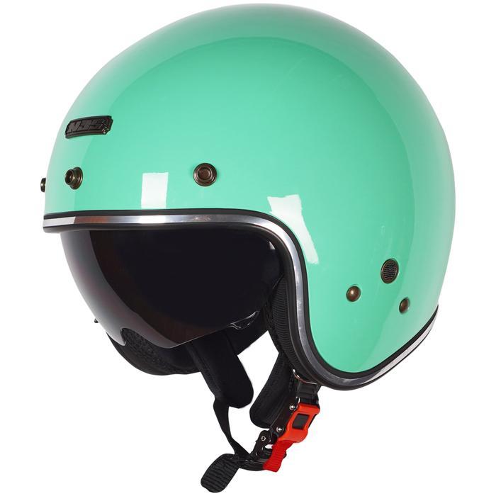 NJS NX-2 Solid List Chrome - Helm Retro NJS Retro Helm Bogo NJS Bogo Bogo Polos NJS ORI SNI