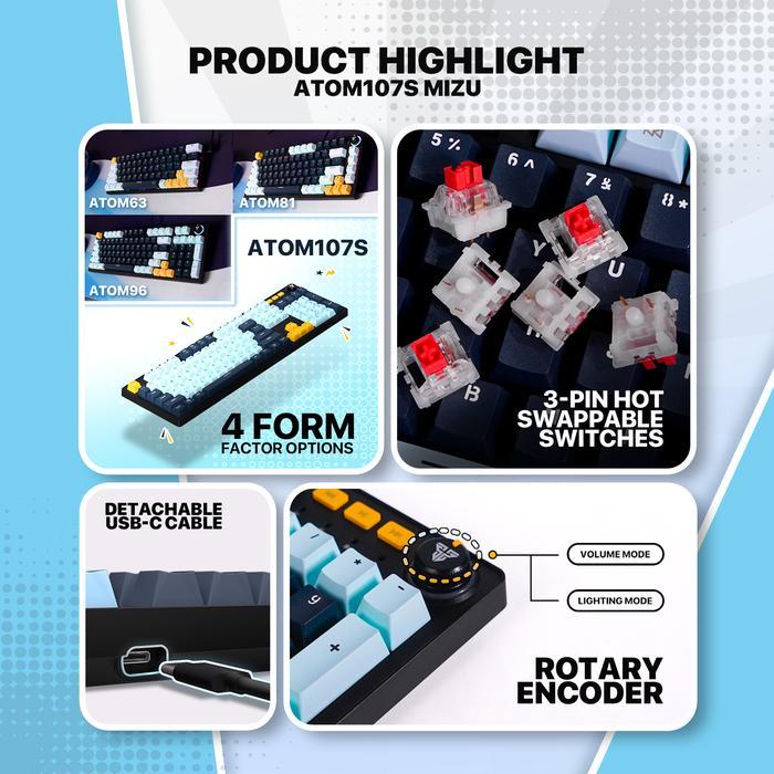 NEW PORODUK FANTECH ATOM107S / ATOM-107S MIZU / ATOM63 / ATOM-63 MIZU / ATOM81 / ATOM-81 MIZU /