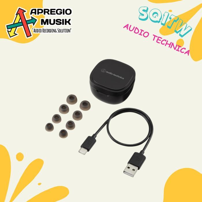 Audio Technica ATH-SQ1TW SQ1 TW TWS Wireless Earbuds