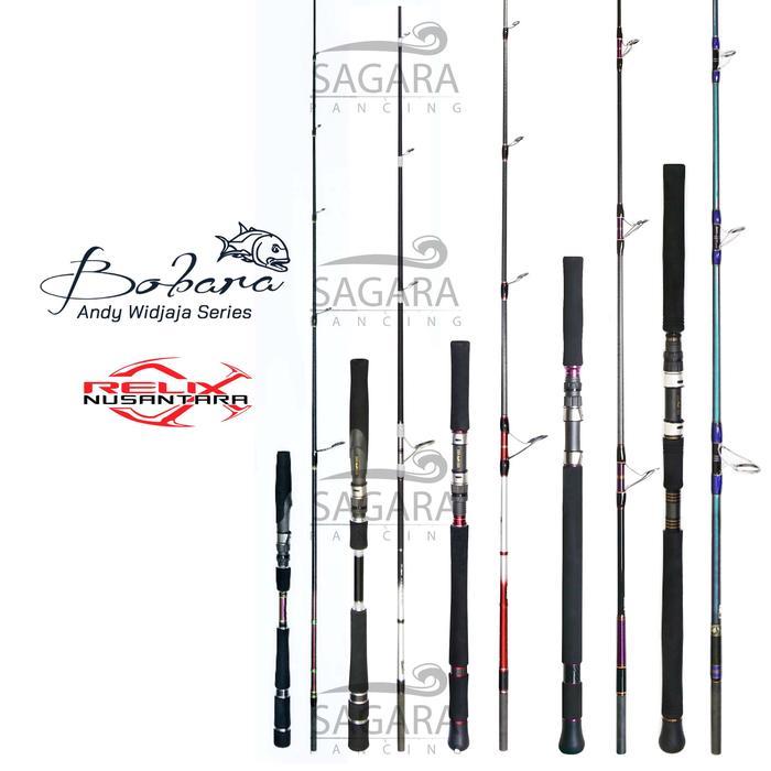 Joran Bobara Joran Popping Rod Popping Joran Relix Nusantara Lure Reel
