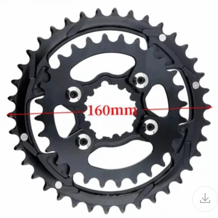 Snail GXP Doubel Chainring 38T 28T Chain ring Doubel GXP Direct Mount