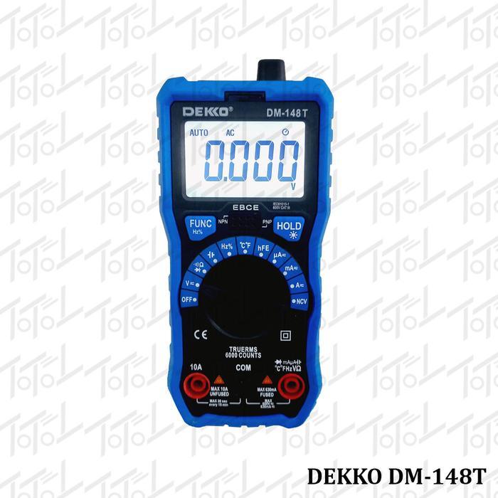 Dekko Dm-148T Digital Multimeter / Multimeter Digital Dm148T Plus Ncv / Dekko Dm 148T
