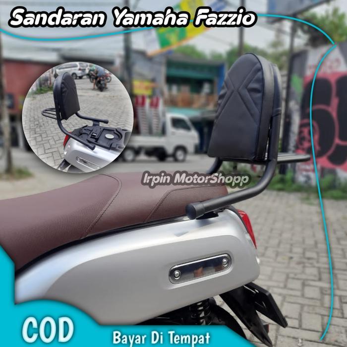 Sandaran Fazzio Sandaran Jox Belakang Yamaha Fazzio Hitam Termurah