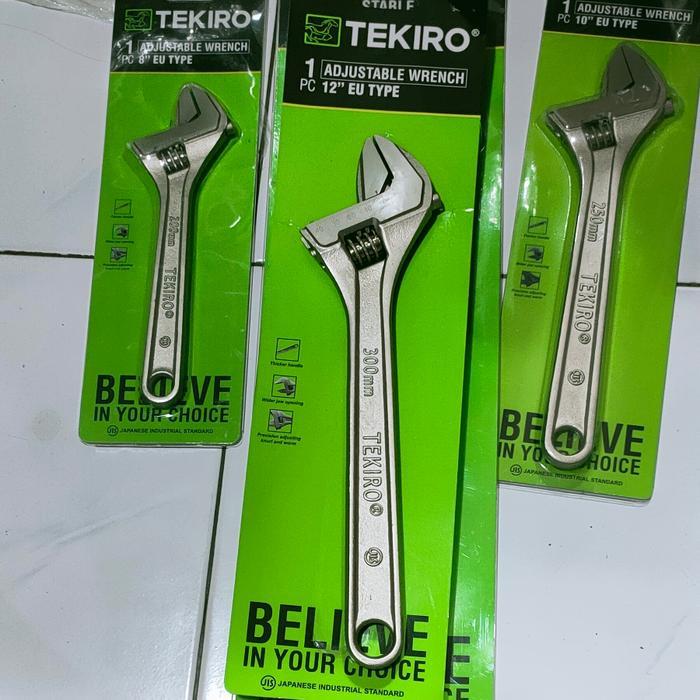 Kunci Inggris 12" 300 Mm - Adjustable Wrench - Kunci Inggris Tekiro