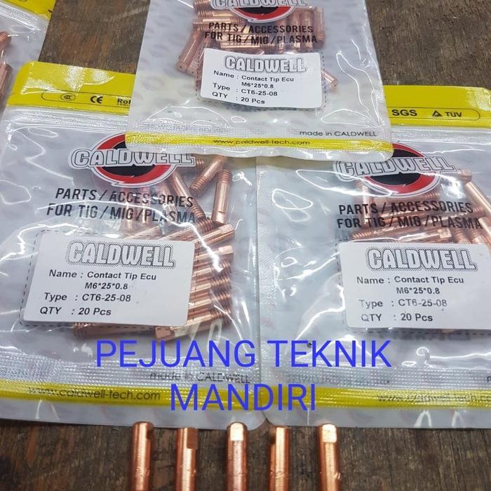 "New" CONTACT TIP M6 X 25 KONTAK TIP M6 X 25