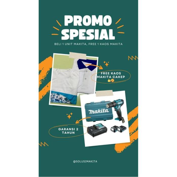 MAKITA HP 333 DWYE Mesin Bor Impact Cordless